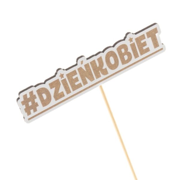 Pik topper dzień kobiet hashtag - zestaw 10szt.